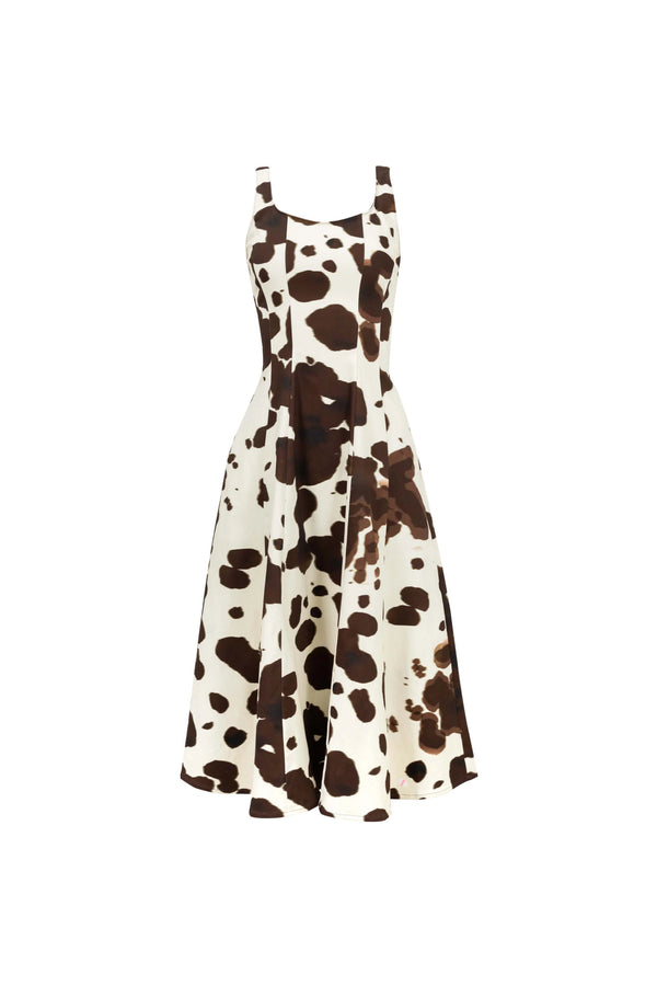 Brooke Cow Print Vestido