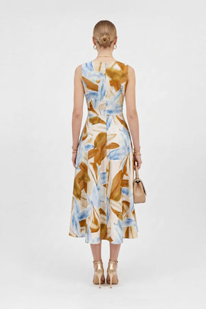 Olivia V-Neck Sleeveless Vestido Corto