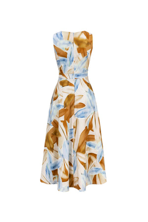 Olivia V-Neck Sleeveless Vestido Corto
