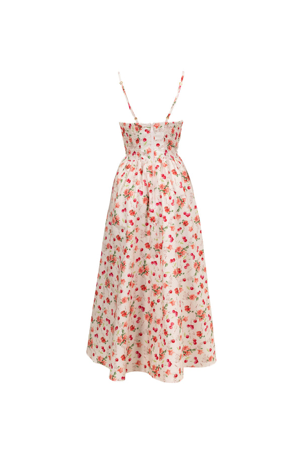 Cordelia  Strap Maxi Vestido 723129 ROS