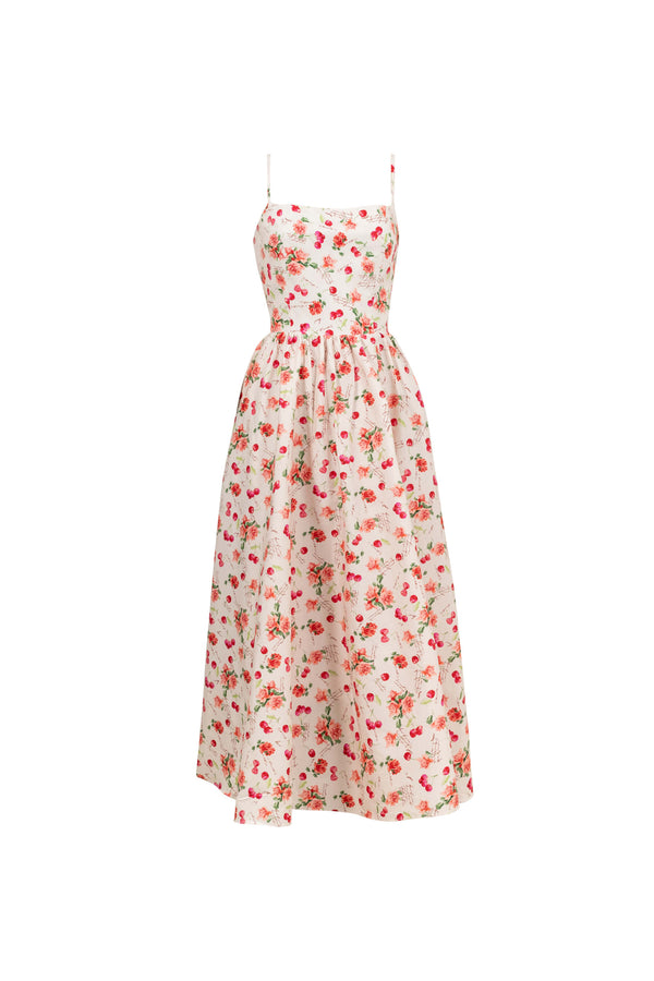 Cordelia  Strap Maxi Vestido 723129 ROS
