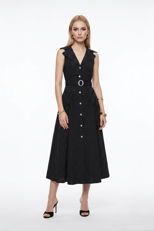 Clarissa One-Shoulder Cascade Maxi Vestido 723144 GOT