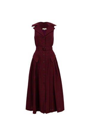 Clarissa One-Shoulder Cascade Maxi Vestido 723144 TIN