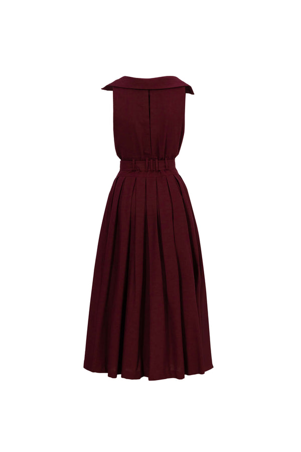Clarissa One-Shoulder Cascade Maxi Vestido 723144 TIN