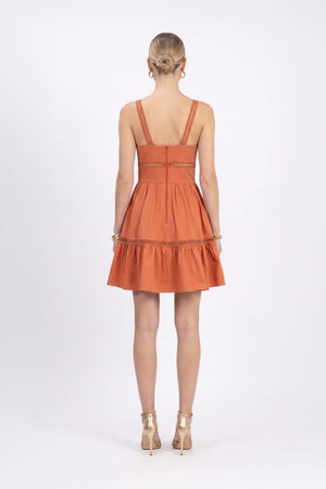 Alexa Ladder-Trim Cami Mini Vestido 723164LAD