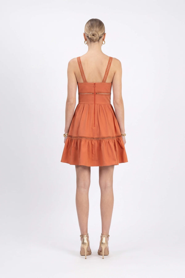 Alexa Ladder-Trim Cami Mini Vestido 723164LAD