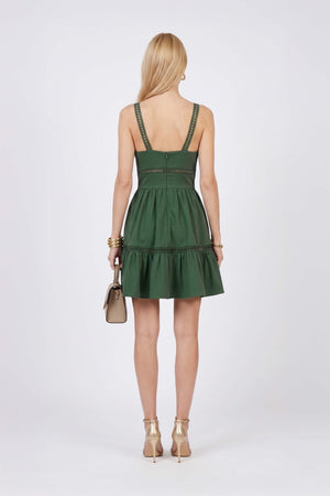 Alexa Ladder-Trim Cami Mini Vestido 723164MIL