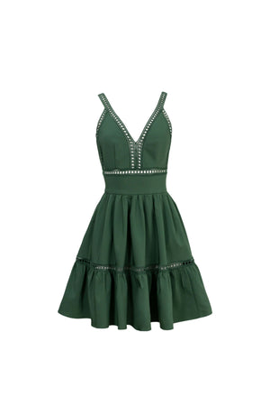 Alexa Ladder-Trim Cami Mini Vestido 723164MIL