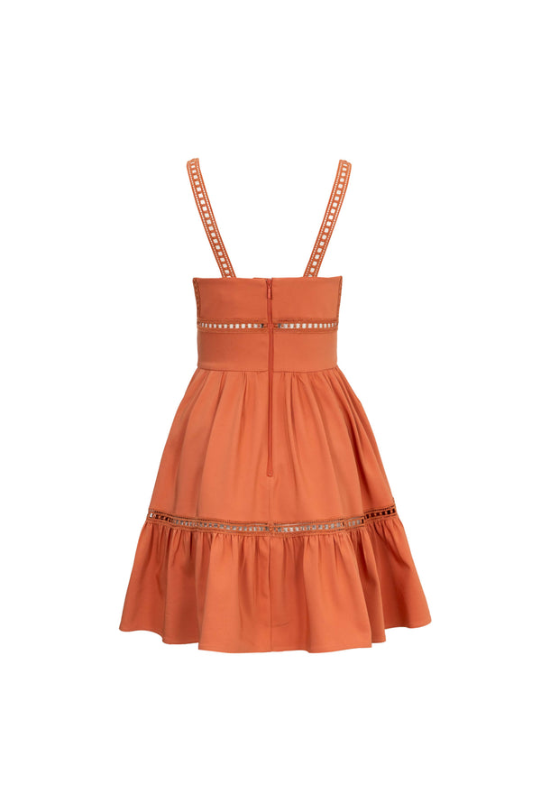 Alexa Ladder-Trim Cami Mini Vestido 723164LAD