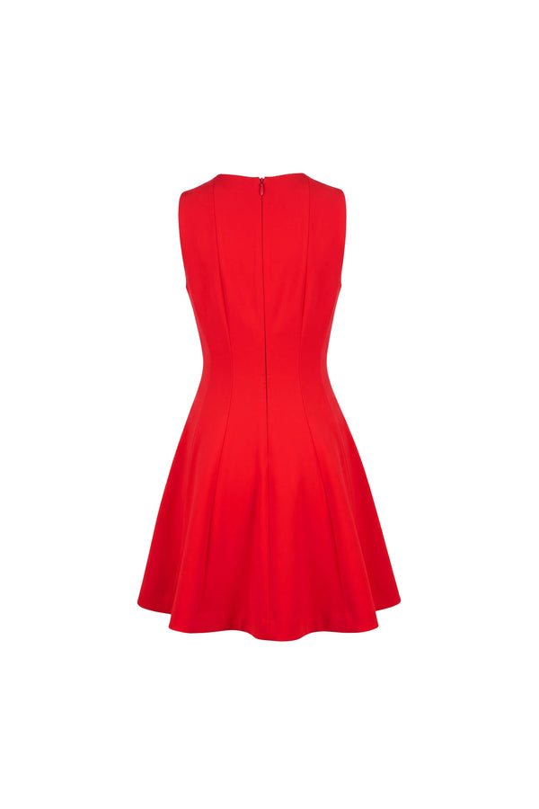 Victoria Sleeveless A-Line Mini Vestido 723175 ROJ