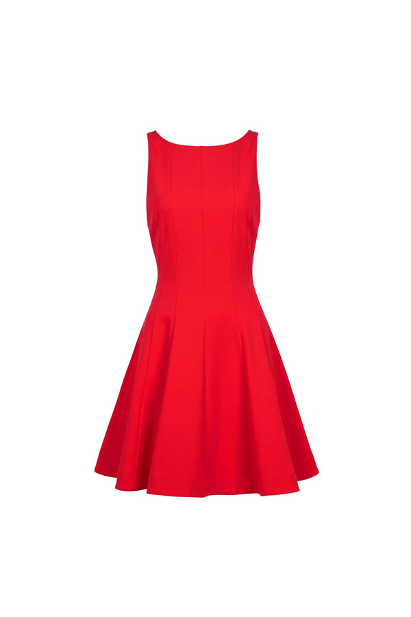 Victoria Sleeveless A-Line Mini Vestido 723175 ROJ