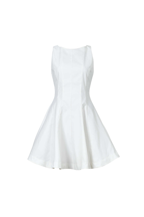Toscana Sleeveless Crew-Neck Vestido Corto 723175