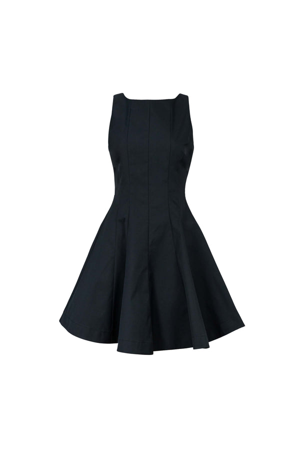 Toscana Sleeveless Crew-Neck Vestido Corto 723175