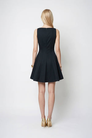 Toscana Sleeveless Crew-Neck Vestido Corto 723175