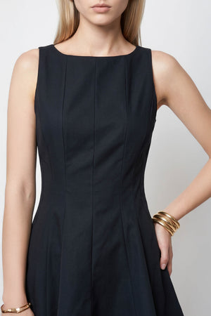 Toscana Sleeveless Crew-Neck Vestido Corto 723175