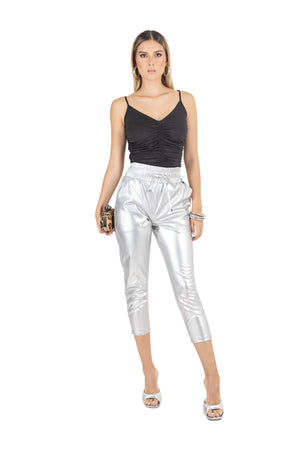 Saylor Metallic Jogger Pantalón