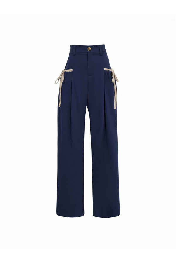 Ties Wide-Leg Pantalón 731122 MAR