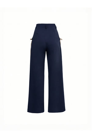 Ties Wide-Leg Pantalón 731122 MAR