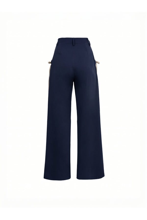 Ties Wide-Leg Pantalón 731122 MAR