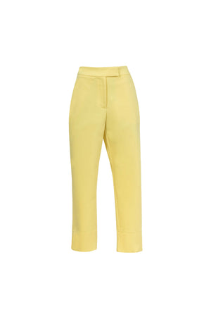 Miranda High-Waisted Tailored Straight-Leg Pants