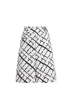 Lucía Printed High-Waist Bermudas 731137 CRE