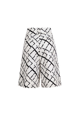 Lucía Printed High-Waist Bermudas 731137 CRE