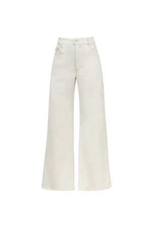 Clara High-Waisted Wide-Leg Denim