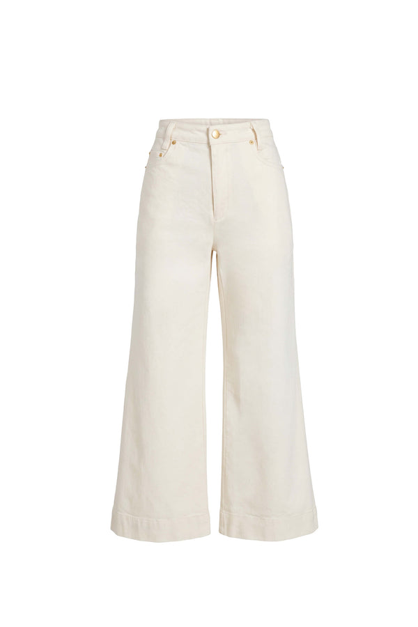 Renata High-Waist Wide-Leg Pantalón 731148 HUE