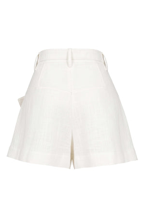 Martina Belted High-Waist Shorts 731152 HUE
