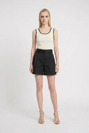 Ximena Printed Belted Short 731156 NEG