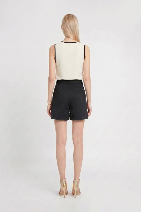 Ximena Printed Belted Short 731156 NEG