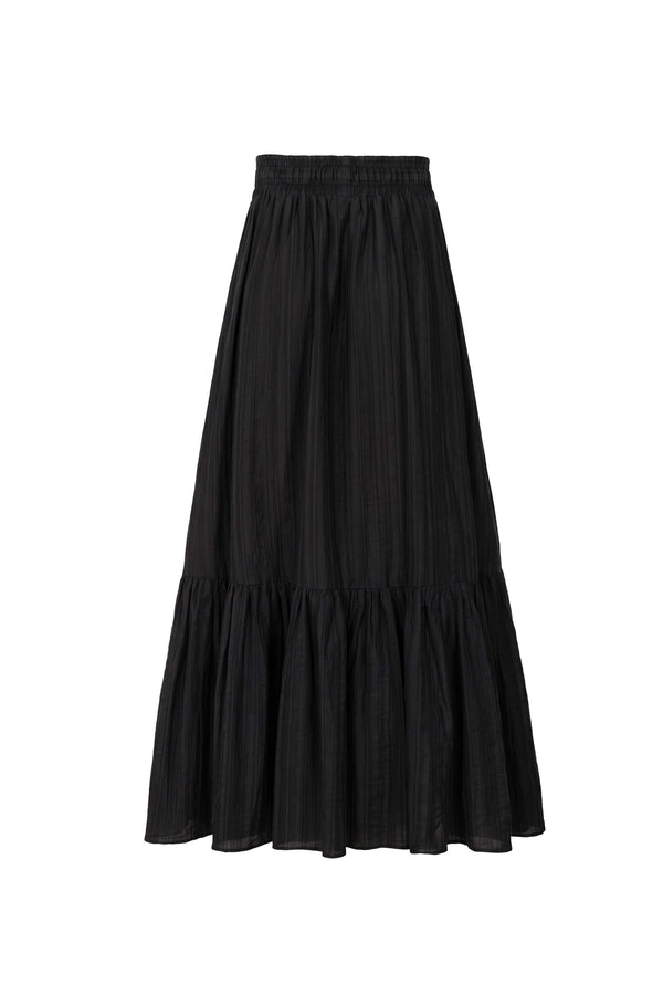 Isabella Tiered Elastic-Waist Maxi Falda 740933 NEG