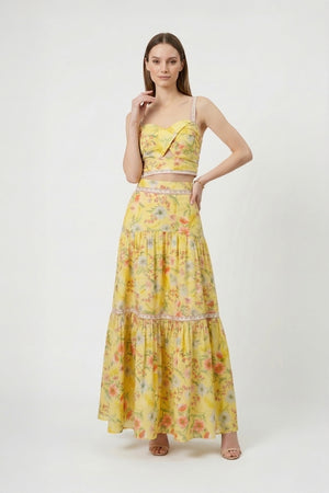 Taormina Tiered Maxi Skirt