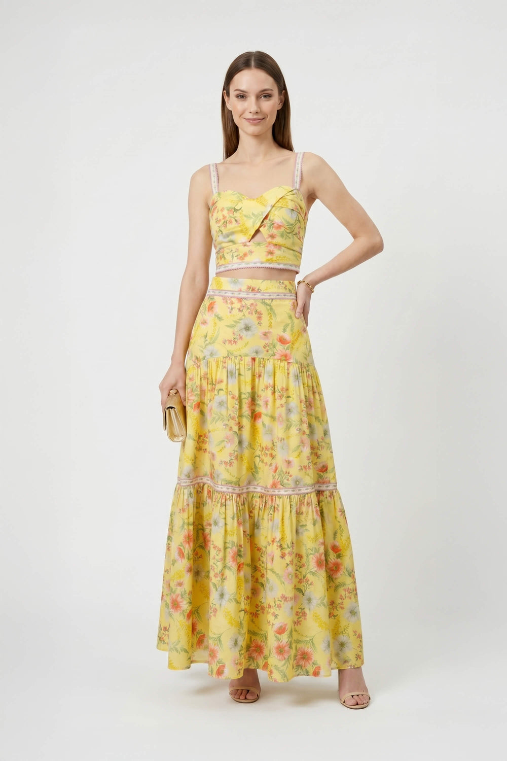 Taormina Tiered Maxi Skirt