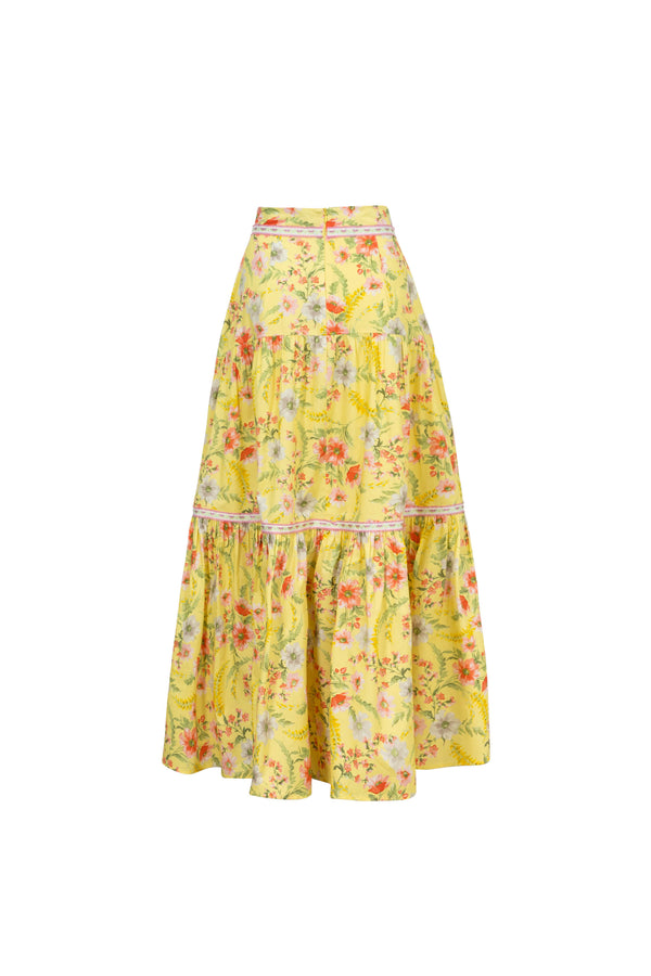 Taormina Tiered Maxi Skirt