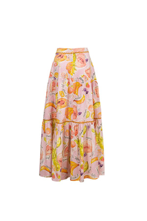 *Taormina Tiered Maxi Skirt 740954 EST