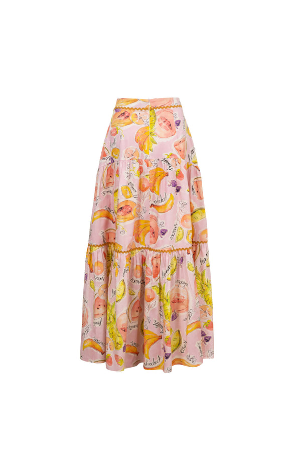 *Taormina Tiered Maxi Skirt 740954 EST