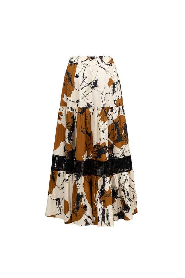 Valeria Tiered Maxi Falda