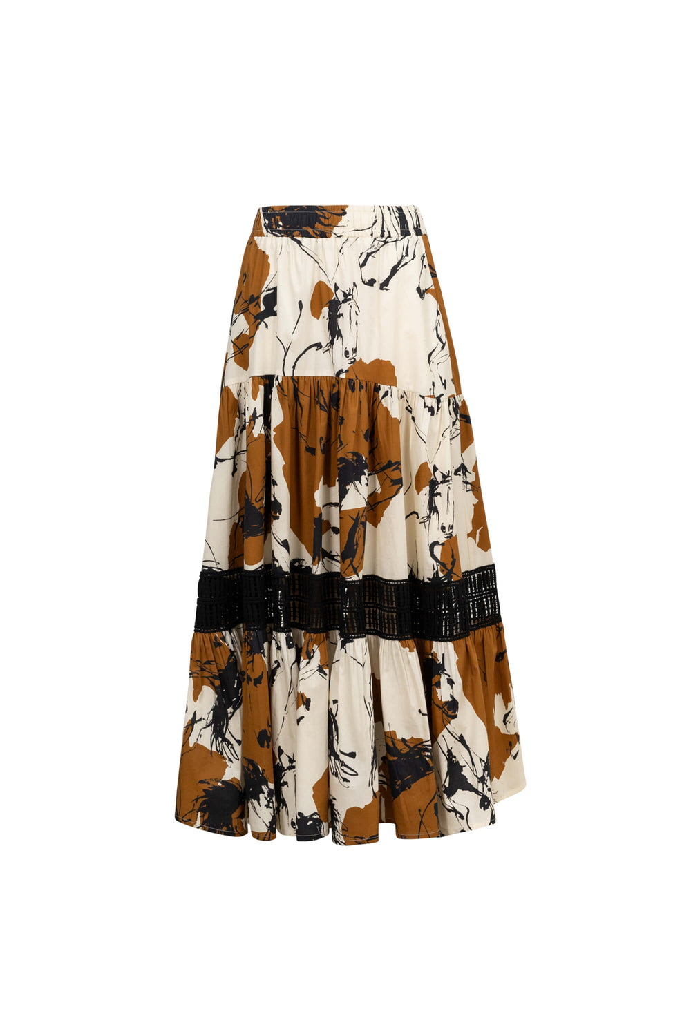 Valeria Tiered Maxi Falda