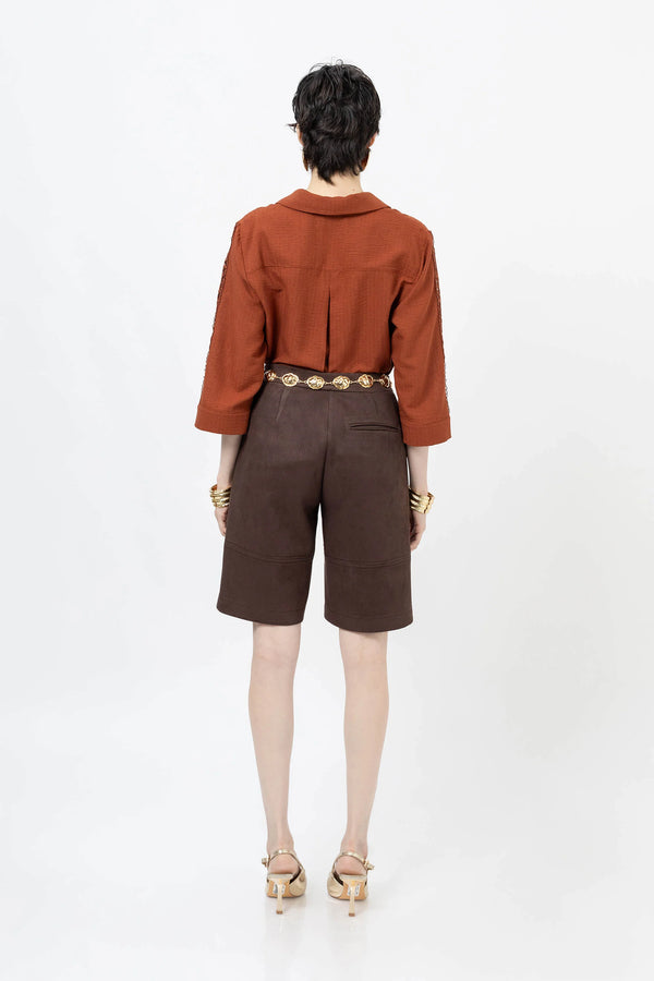 Victoria Velvet Bermuda