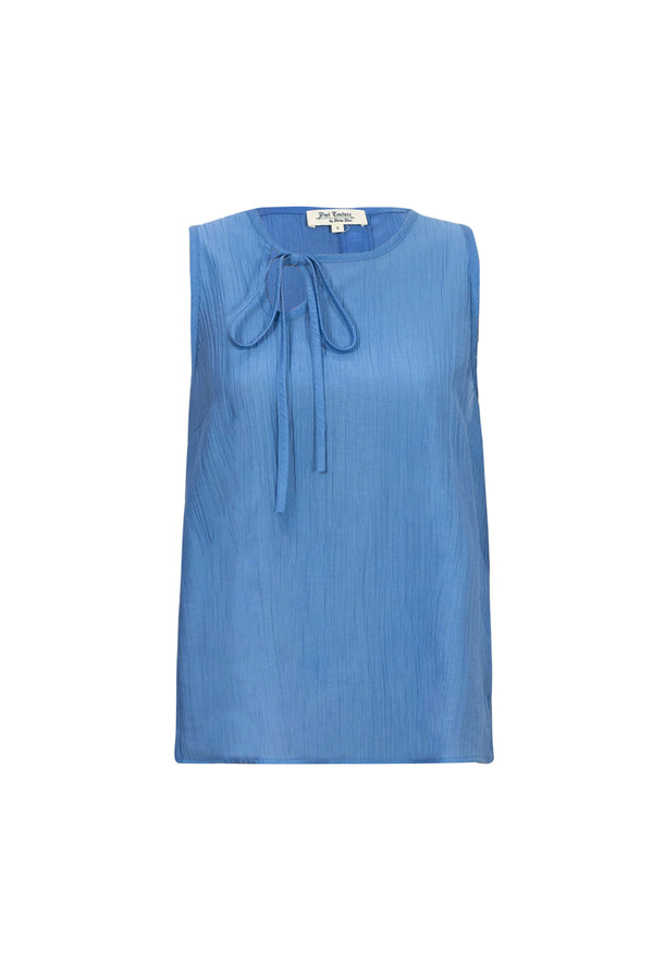 Valeria Asymmetric Halter Sleeveless Blusa 752866