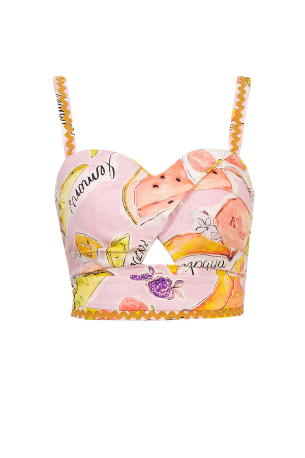 *Palermo  Crop Bustier Top 752877 EST