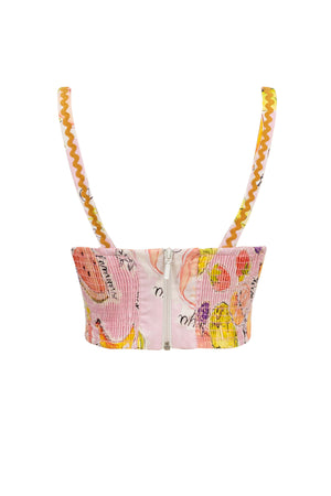 *Palermo  Crop Bustier Top 752877 EST