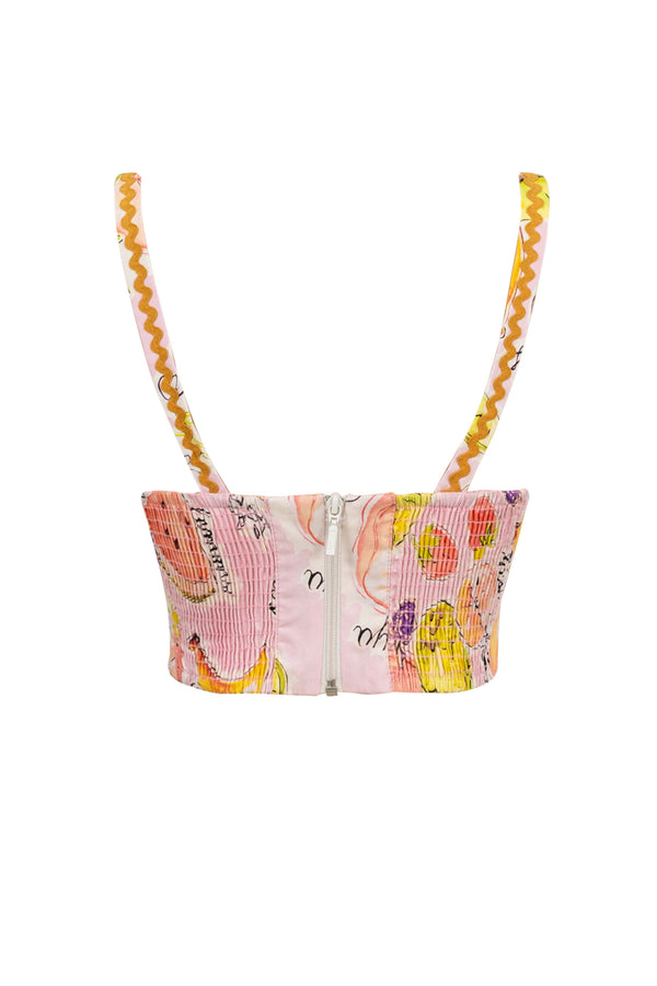 *Palermo  Crop Bustier Top 752877 EST
