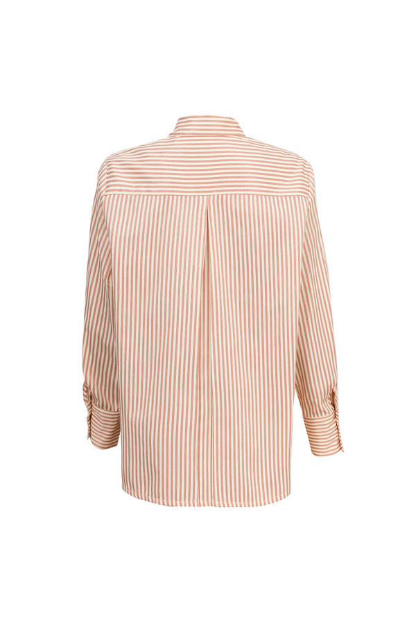 Berenice Ruffle-Neck Pintuck Blusa 752942