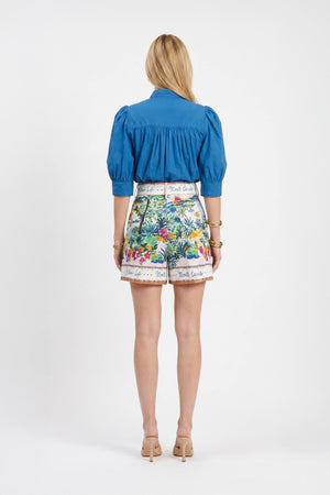 Ximena Printed Belted Short 731156NAR