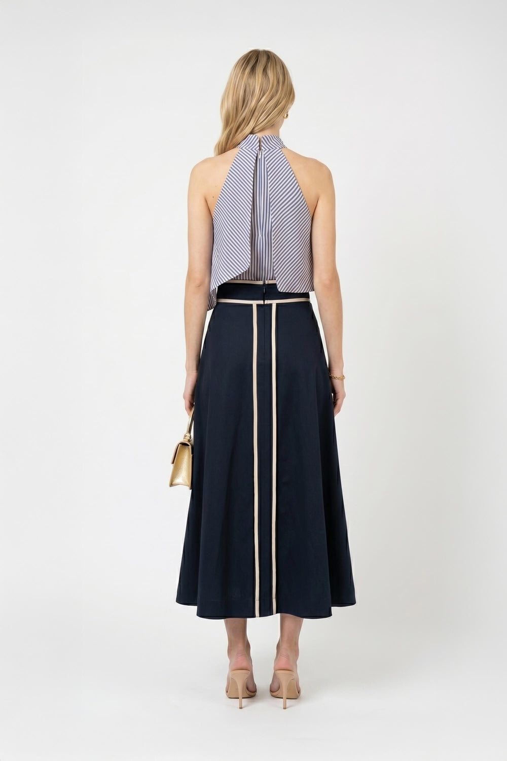 Cassandra Halter Layered Top
