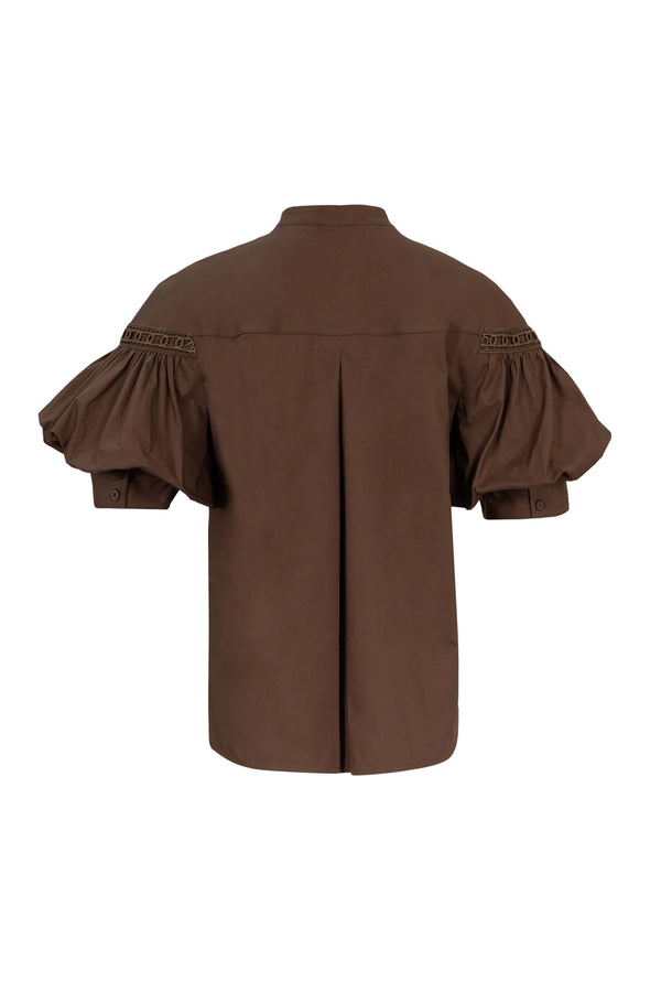 Nadia Asymmetric Crossover-Front Blusa 752963 CAF