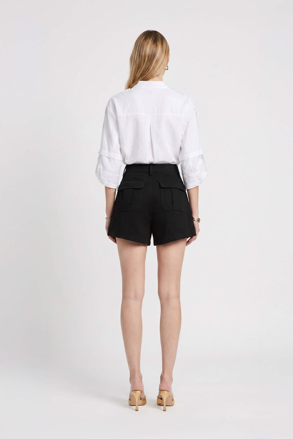 Amira Keyhole High-Neck Blusa 752964 HUE