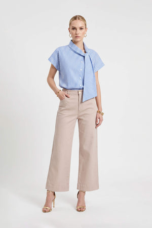 Renata High-Waist Wide-Leg Pantalón 731148 ARE